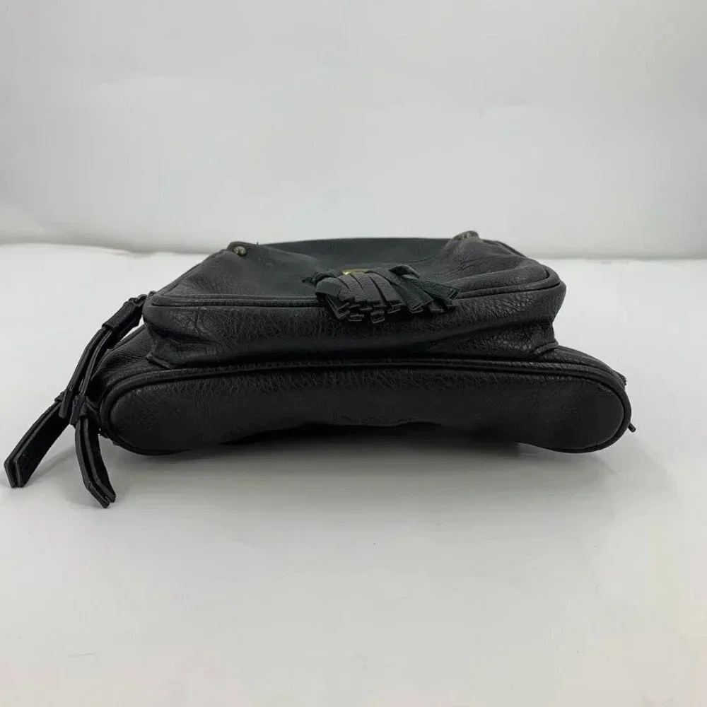 B.O.C. Born Concepts Mini Tassel Vegan Harness‎ Pebbled Leather Storage Backpack